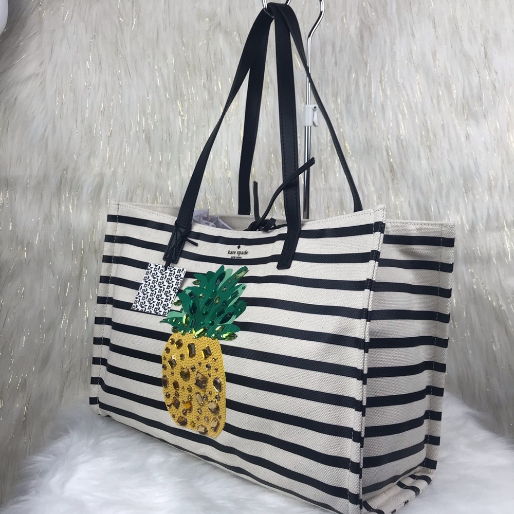 ❌SOLD❌KATE SPADE PINEAPPLE MEGA SAM SHOULDER/TOTE - Picture 2 of 8
